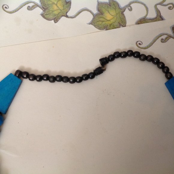 *Sale* Vintage Multi-Strand Ceramic Necklace - Picture 3 of 5